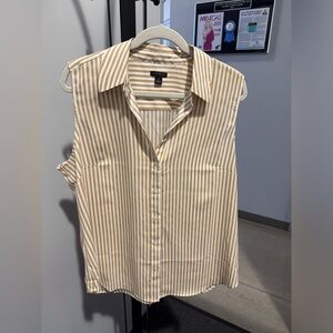 Ann Taylor sleeveless blouse XL